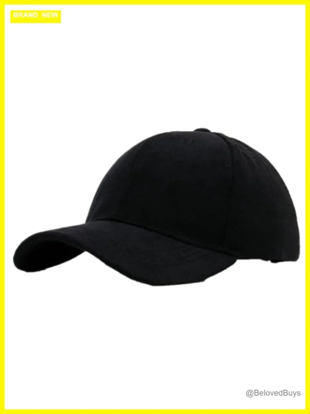 Vintage Faux Suede Baseball Cap Adjustable Classic 6-Panel Hat